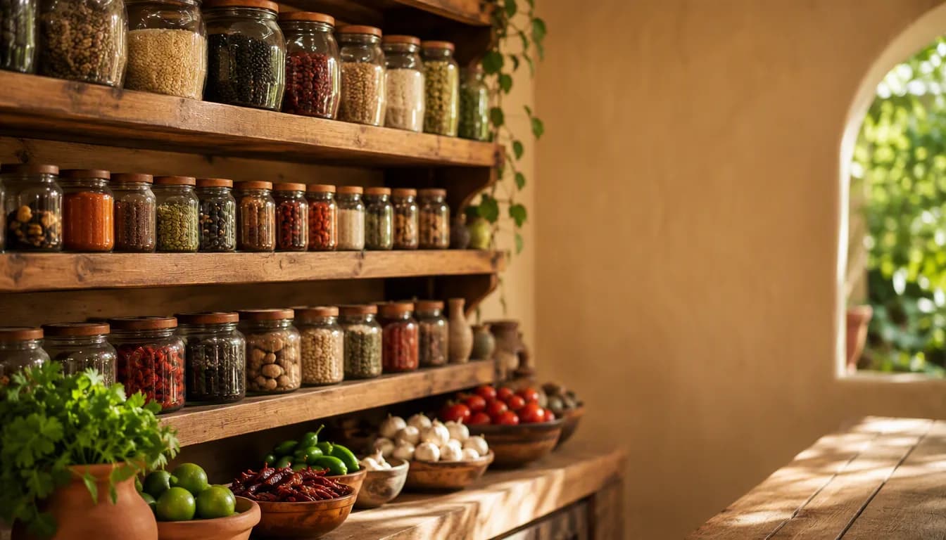 Ensalada fresca con vegetales apilados lista para inventariar