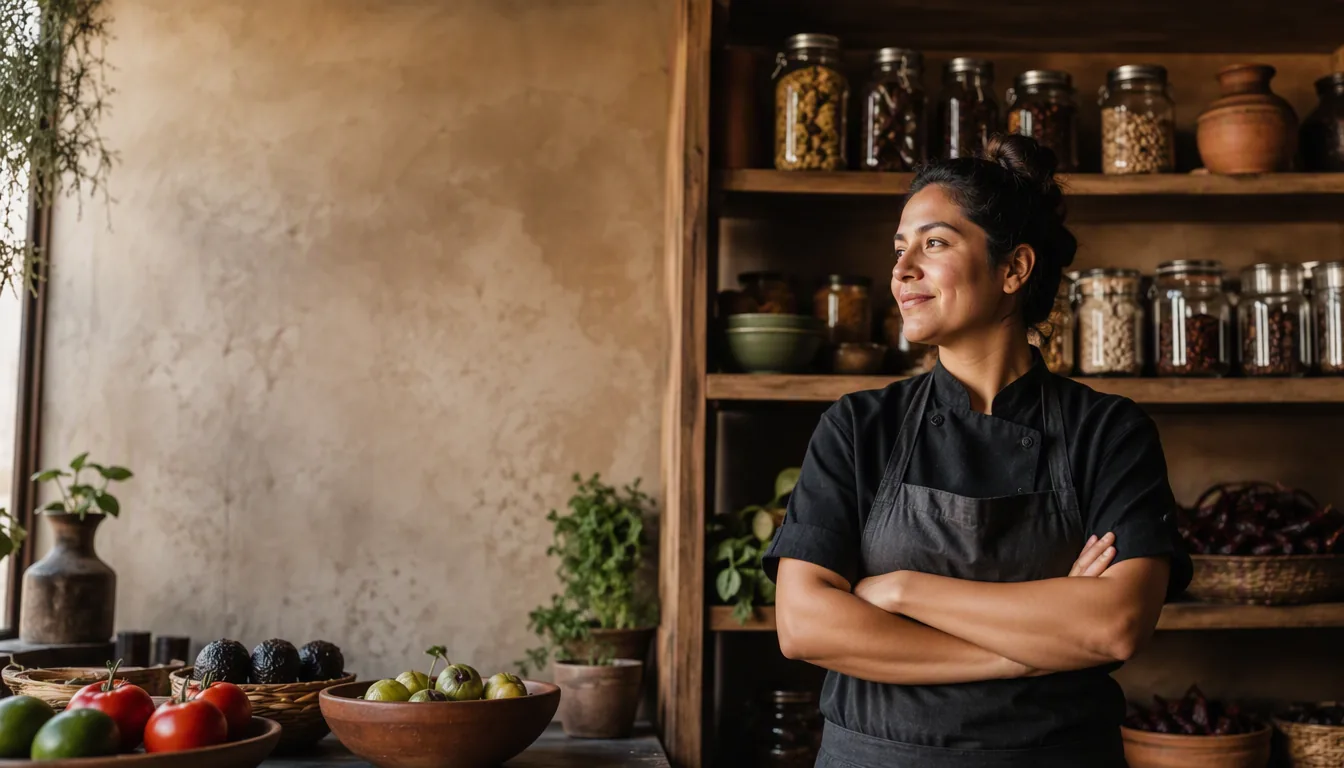 Ambiente cálido de un restaurante con comensales y mesas servidas