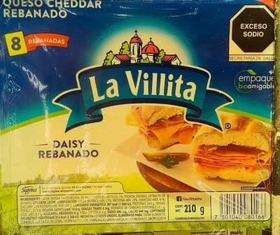 Queso Cheddar Rebanado